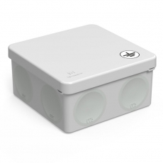 Коробка уравнивания потенциалов (КУП) 60-0300-У для прямого монтажа двухкомпонентная безгалогенная (HF) 100х100х50 (66шт/кор) | 60-0300-У | Промрукав