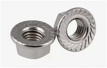 Гайка с насечкой оцинкованная, препятствующая откручиванию М12 (DIN 6923) (100 шт/уп) | PR08.3887 | Промрукав