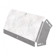 Угол вертикальный внешний 45 градусов с крышкой Стандарт 500х100 | PR16.0579 | Промрукав