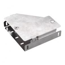 Переходник правый с крышкой Стандарт 200х100х50 | PR16.0507 | Промрукав