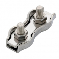 Зажим троса двойной D4мм Duplex (100шт/уп) | PR08.3889 | Промрукав