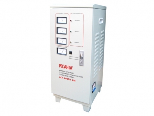 Стабилизатор трехфазный АСН- 6 000/3 | 63/4/3 | РЕСАНТА