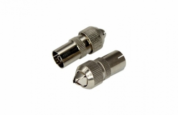 РАЗЪЁМ гнездо TV без пайки Металл 