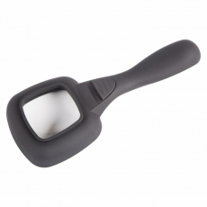 Лупа ручная квадратная 4х с подсветкой LED 6 шт. | 12-0406 | REXANT