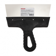 Шпатель фасадный 200 мм нержавеющая сталь, пластмассовая ручка | 89-0206 | REXANT