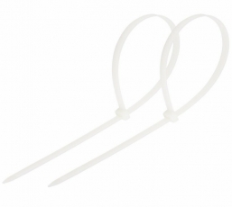 Стяжкa нейлоновая 400 x 7,6 мм, белая (упак. 100 шт) | 07-0400-8 | REXANT