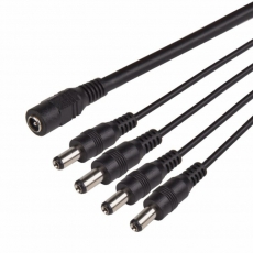 Разветвитель питания на 4 разъема 2,1х5,5 мм | 14-0319 | REXANT