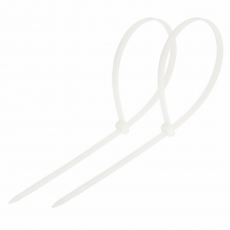 Хомут-стяжкa нeйлонoвая 250x3,6 мм, белая, упаковка 25 шт. | 07-0250-25 | REXANT