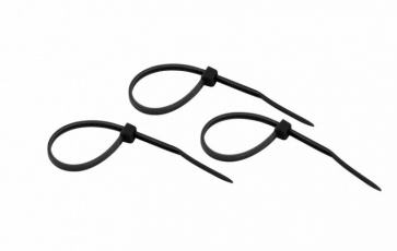 Хомут-стяжкa нeйлонoвая 100x2,5 мм, черная, упаковка 25 шт. | 07-0101-25 | REXANT