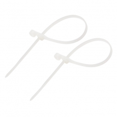 Хомут-стяжкa нейлоновая под винт 150x3,6 мм, белая, упаковка 100 шт. | 07-0154 | REXANT