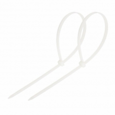 Хомут-стяжка кабельная нейлоновая 250 x7,6 мм, белая, упаковка 100 шт. | 07-0252 | REXANT