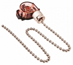 Выключатель для настенного светильника с цепочкой 270 мм «Silver» | 32-0101 | REXANT