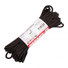 Шнур с сердечником 5 мм 20 м черный | 77-1521-1 | REXANT