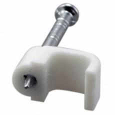 Крепеж кабеля плоский 6 х 4 мм, белый (упак. 20 шт) | 07-4206-20 | REXANT