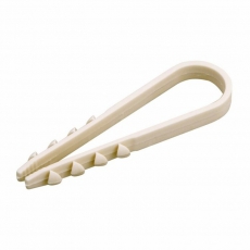 Дюбель-хомут нейлоновый 19-25 мм, белый, упаковка 100 шт. | 07-4503 | REXANT