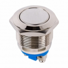 Кнопка антивандальная ?19 Б/Фикс (2с винт) (ON)-OFF плоская | 36-3411 | REXANT