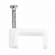 Крепеж кабеля плоский 14 х 7 мм, белый (упак. 50 шт) | 07-4214 | REXANT