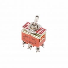 Тумблер 250V 15А (6c) ON-ON двухполюсный | 36-4131 | REXANT