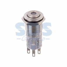 Кнопка антивандальная ?16 220В Фикс (5с) ON-OFF/OFF-ON зеленая | 36-3262 | REXANT