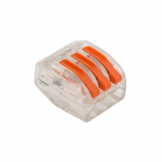 Универсальная клемма 3-проводная, прозрачная (0,08-2,5/4 мм?) (50 шт./уп.) | 07-5253-1 | REXANT