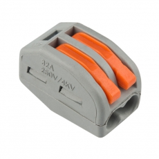 Универсальная клемма 2-проводная, серая (0,08-2,5/4 мм?) (50 шт./уп.) | 07-5252-4 | REXANT