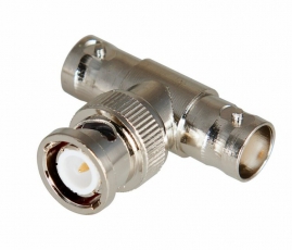 Переход штекер BNC - гнездо BNC x 2 (тройник) | 05-3301 | REXANT