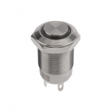 Кнопка антивандальная D12 12В Б/Фикс (2с) (ON)-OFF синяя (A-12-C2) (в упак. 1шт.) | 06-0343-A | REXANT