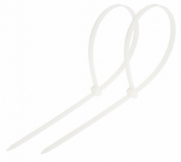 Стяжкa нейлоновая 250 x 4,8 мм, белая (упак. 100 шт) | 07-0250-5 | REXANT