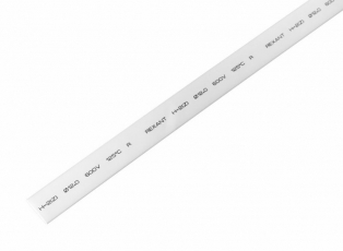 Термоусадочная трубка 12,0/6,0 мм, белая, упаковка 50 шт. по 1 м | 21-2001 | REXANT