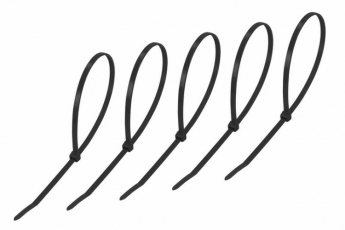Хомут-стяжкa нeйлонoвая 400x4,8 мм, черная, упаковка 25 шт. | 07-0401-25 | REXANT