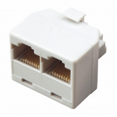 Компьютерный двойник RJ-45(8P-8C) (штекер - 2 гнезда) | 03-0102 | REXANT
