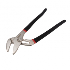 Клещи переставные 250 мм никелированные, обливные рукоятки | 12-4635 | REXANT
