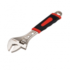 Разводной ключ 250 мм никелированный, двухкомпонентная рукоятка | 12-4674 | REXANT