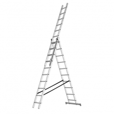 Трехсекционная промышленная лестница 3x8 | 12-5066 | REXANT