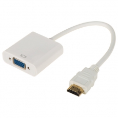ПЕРЕХОДНИК шт. HDMI - гн. VGA (провод) + 3. 5 mm Аудио с питанием | 17-6934 | REXANT