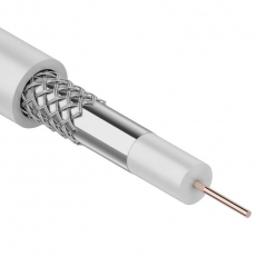 Кабель 3С-2V, (48%), 75 Ом, 100м., белый | 01-2611 | REXANT