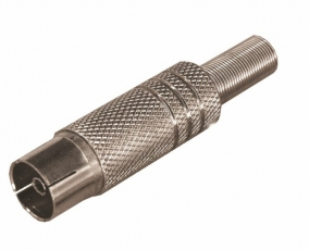 РАЗЪЁМ гнездо TV никель c пружиной | 05-2014 | REXANT