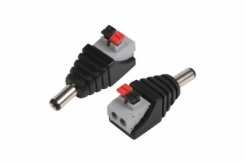 Разъем питания штекер 2.1х5.5 с быстрозажимной колодкой (блистер) | 14-0314-2 | REXANT