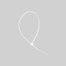 Стяжкa нейлоновая 200 x 2,5 мм, белая (упак. 100 шт) | 07-0200-4 | REXANT