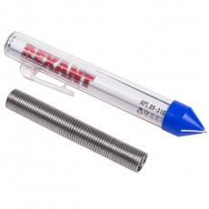 Припой с канифолью 20 гр. 1.0 мм (Sn60 Pb40 Flux 2.2%) | 09-3103 | REXANT