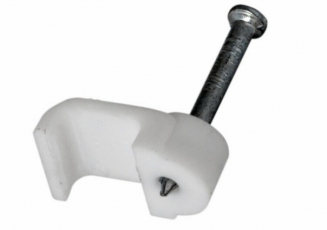 Крепеж кабеля плоский 8 х 3 мм, белый (упак. 50 шт) | 07-4207 | REXANT