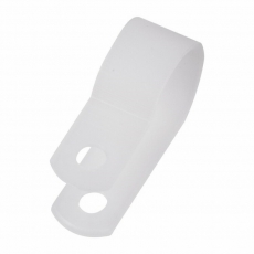 Кабельная скоба под винт 16 мм, белая, упаковка 50 шт. | 07-4416 | REXANT