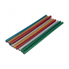 Клеевые стержни , ?11 мм, 270 мм, цветные с блестками, 10 шт., хедер | 09-1285 | REXANT