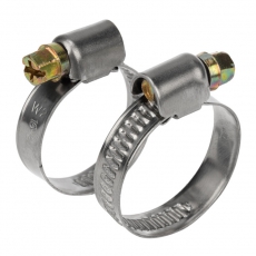 Хомут-стяжка кабельная стальная червячная 16-27 мм, упаковка 50 шт. | 07-0616 | REXANT