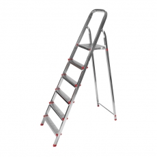 Стремянка металлическая 6 ступенек, усиленный профиль | 12-5056 | REXANT