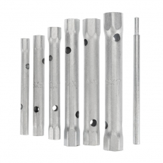 Набор ключей-трубок торцевых 8х17 мм, вороток, оцинкованные, 6 шт. | 12-5874-2 | REXANT