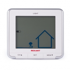 Метеостанция REXANT S637B с ЖК-экраном и беспроводным датчиком |70-0597 | REXANT