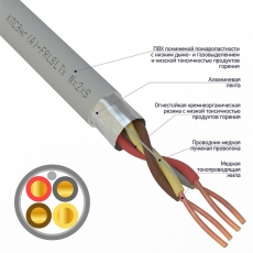 Кабель огнестойкий REXANT КПСЭнг(А)-FRLSLTx 2x2x0,50 мм?, бухта 200 м |01-4937-1 | REXANT