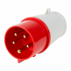 Вилка 025 переносная 3Р+РЕ+N 32А 380В IP44 | 11-8905 | REXANT