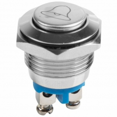 Кнопка антивандальная Dу=16 Б/Фикс (2с) (ON)-OFF выпуклая КОЛОКОЛ | 36-3233 | REXANT